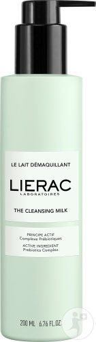 Lierac cleansing milk pump bottle 200ml