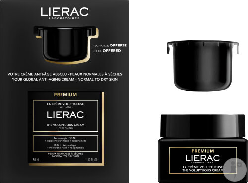 Lierac Set Premium Voluptuous Cream 50ml + Refill 50ml