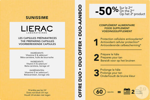 Lierac Sunissime Duo preparation capsules 2x30 capsules