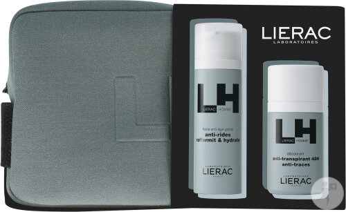 Lierac Christmas set man anti-aging fluid 50ml + deodorant 50ml + bag
