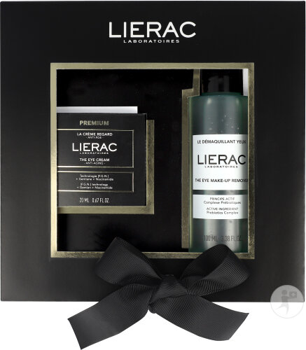 Lierac Christmas set premium eye cream 20ml + eye make-up remover 100ml