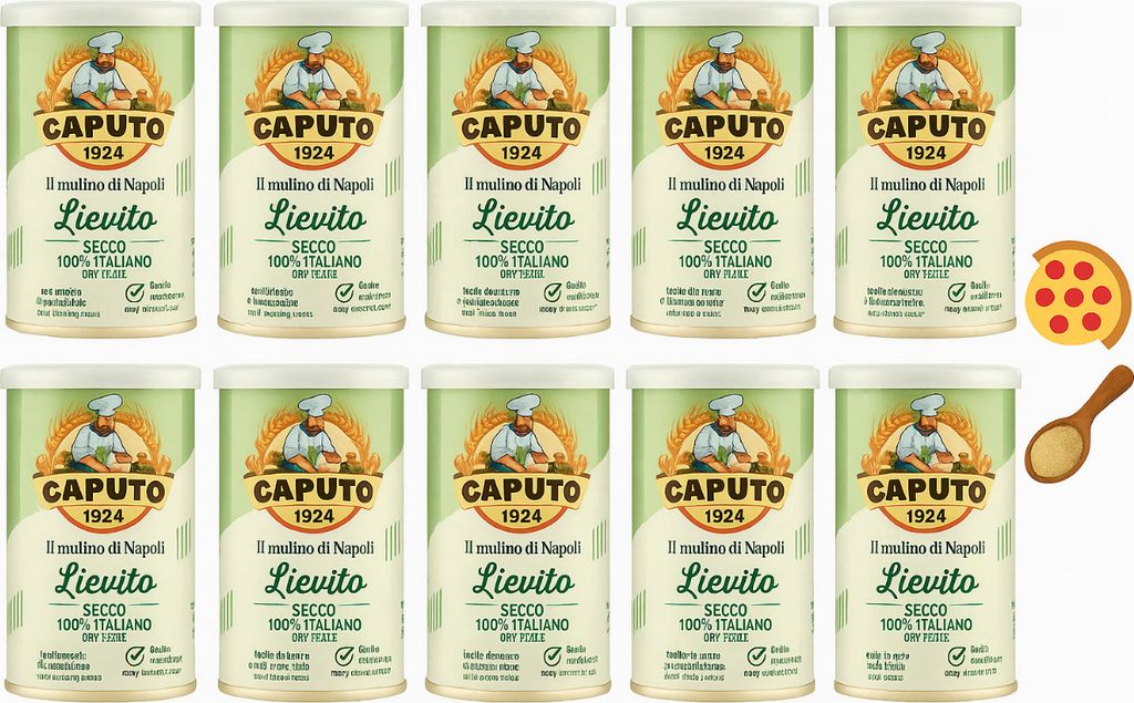 Lievito pizza yeast 100g x10 - Caputo 1000g