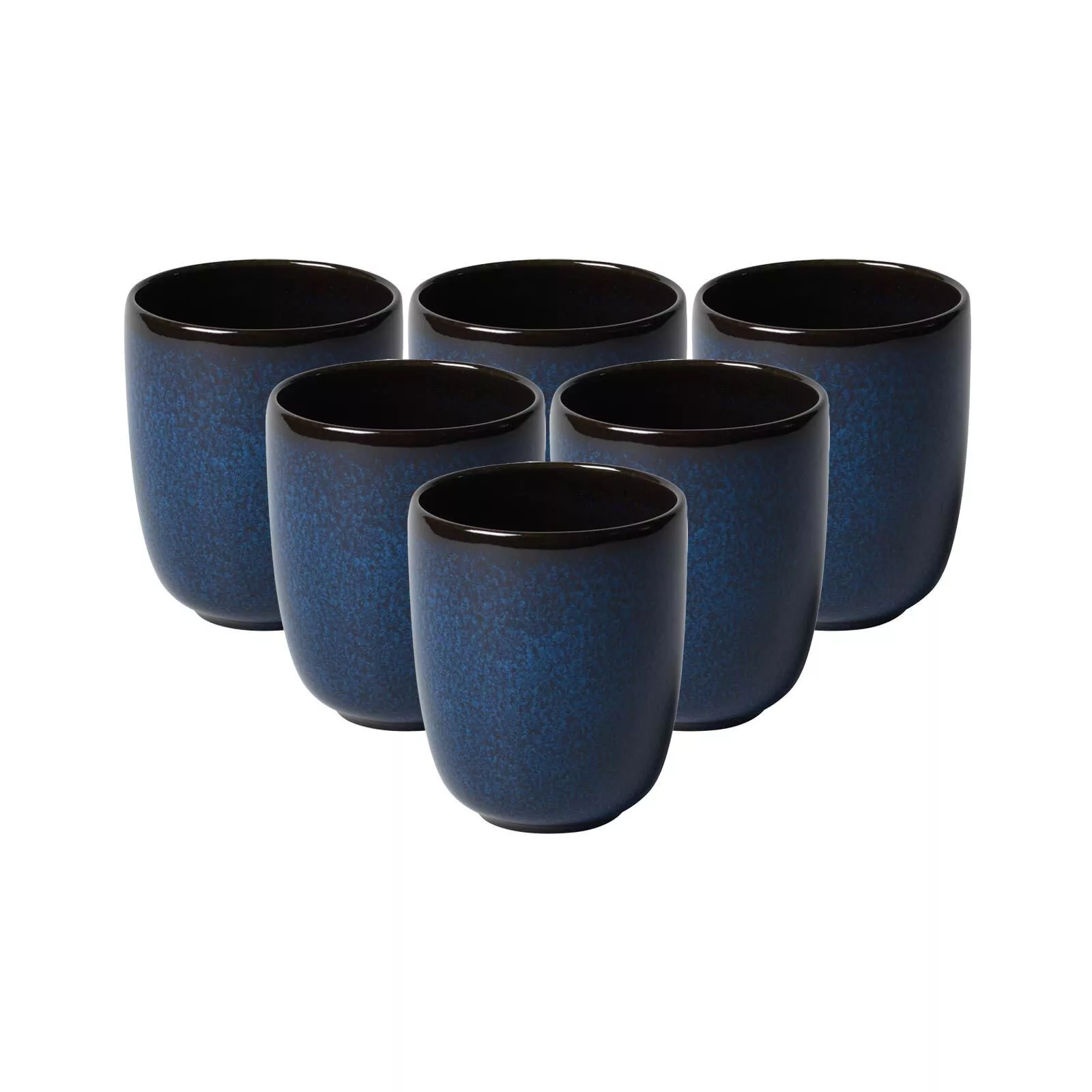 like.Villeroy & Boch MUG WITHOUT HANDLE Lave Bleu 400 ml set of 6