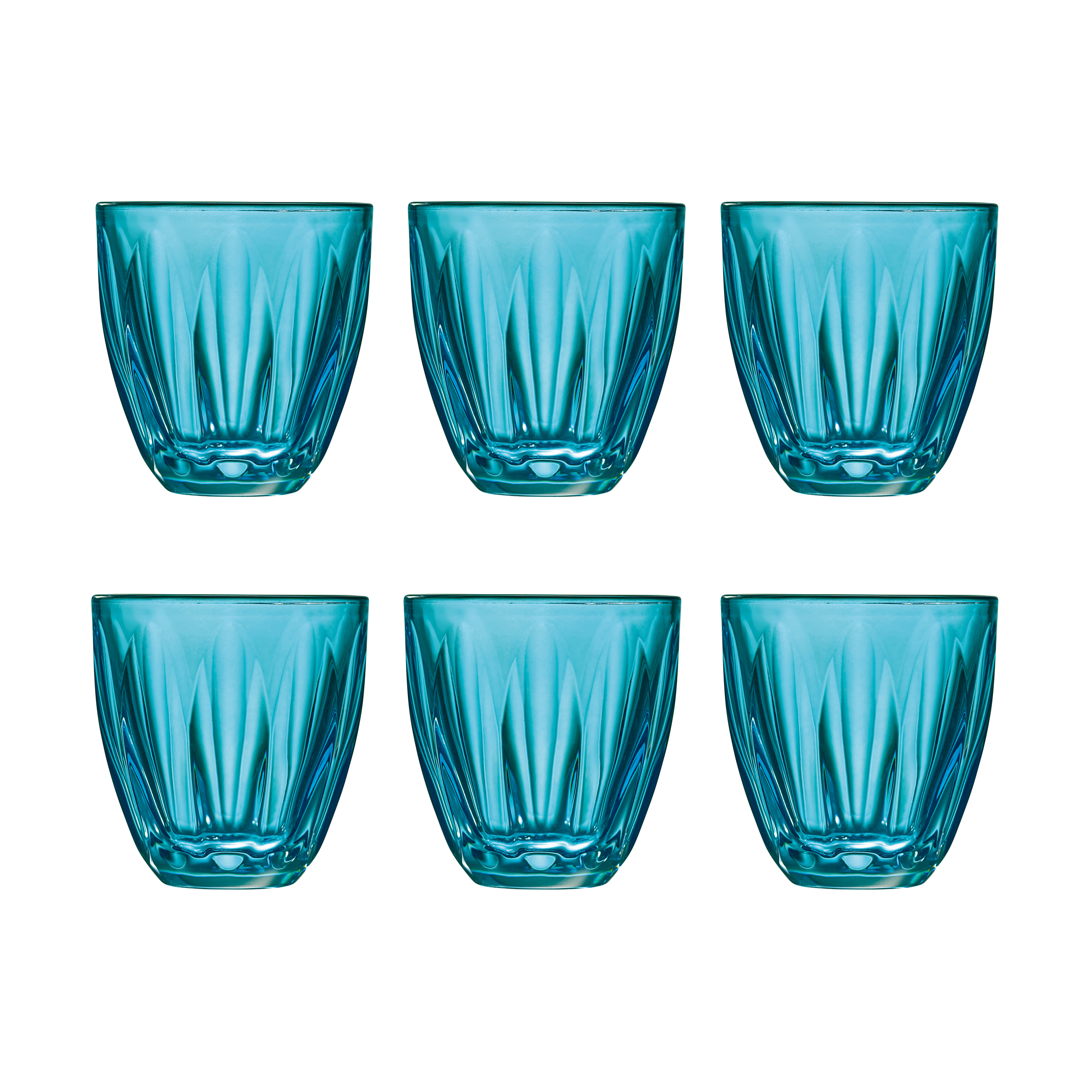 Lily water glass in a 6-pack