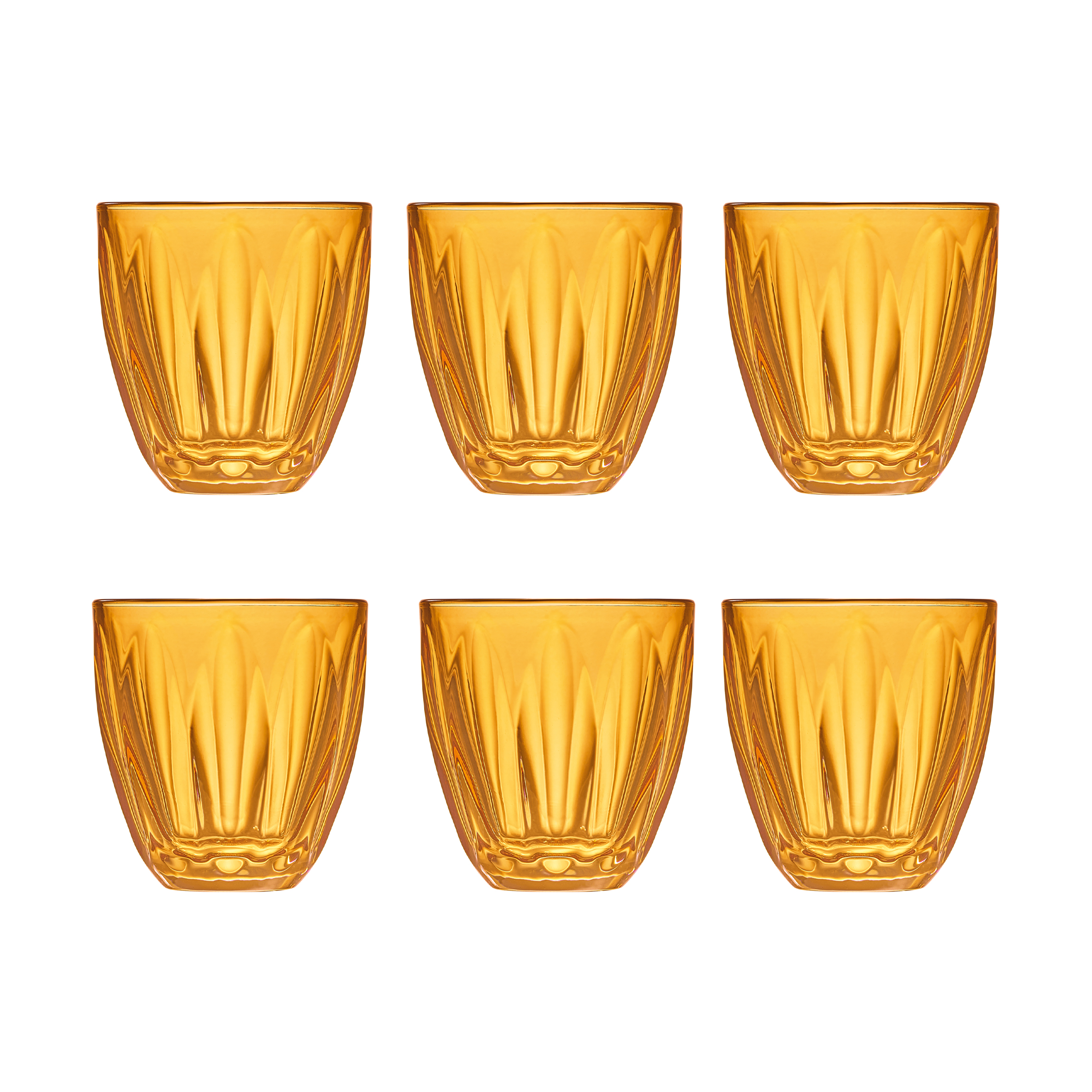 Lily water glass in a 6-pack