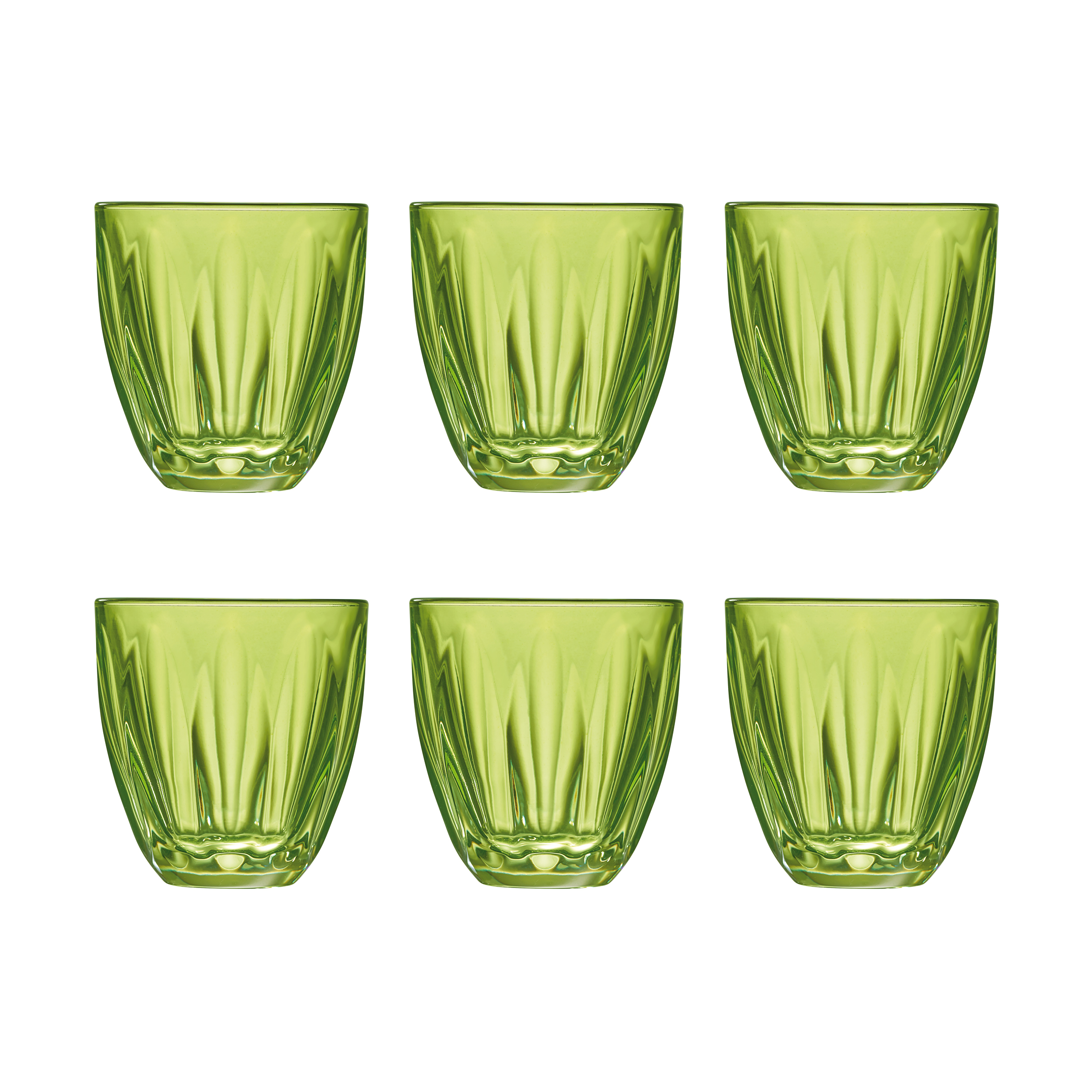 Lily water glass in a 6-pack