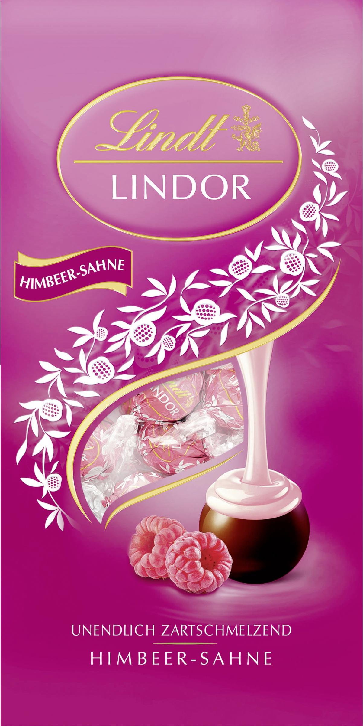 Lindt Lindor balls of raspberry cream