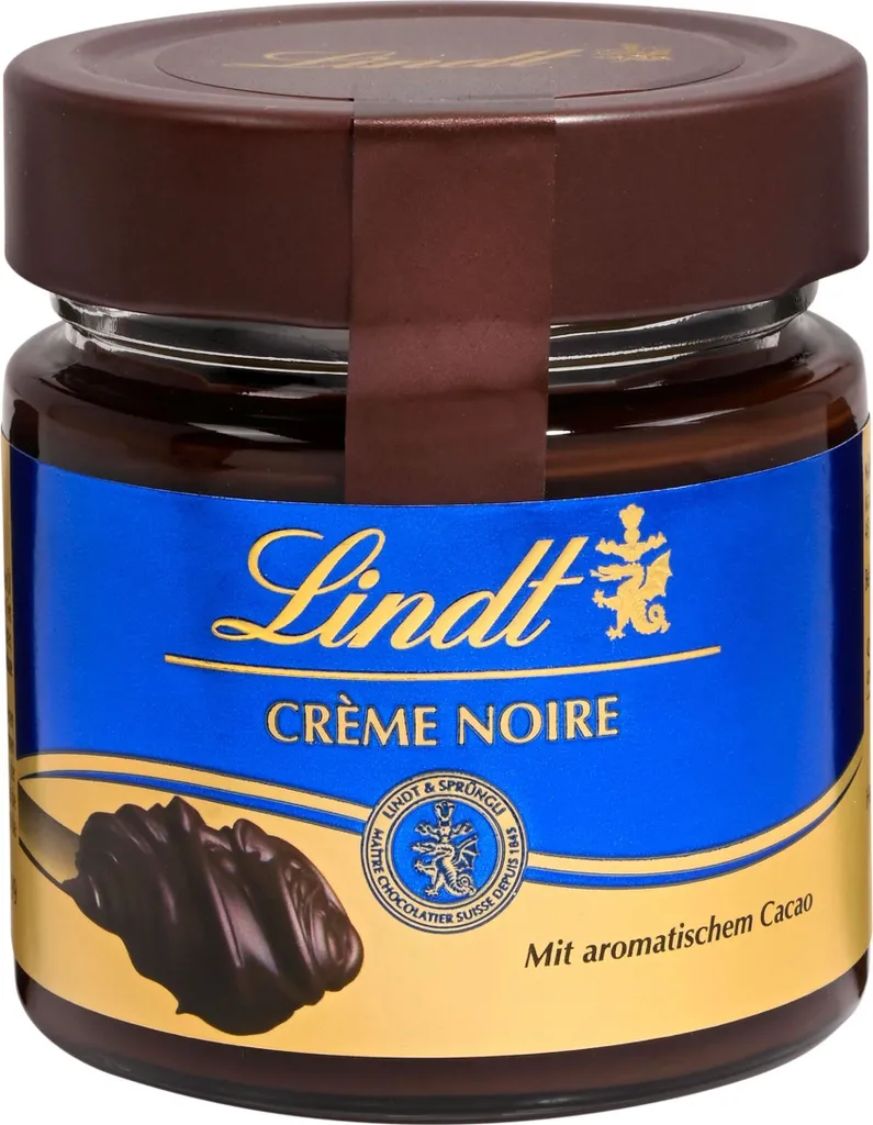 Lindt Creme Noir Dark Cocoa Cream with Rich Chocolate 220g