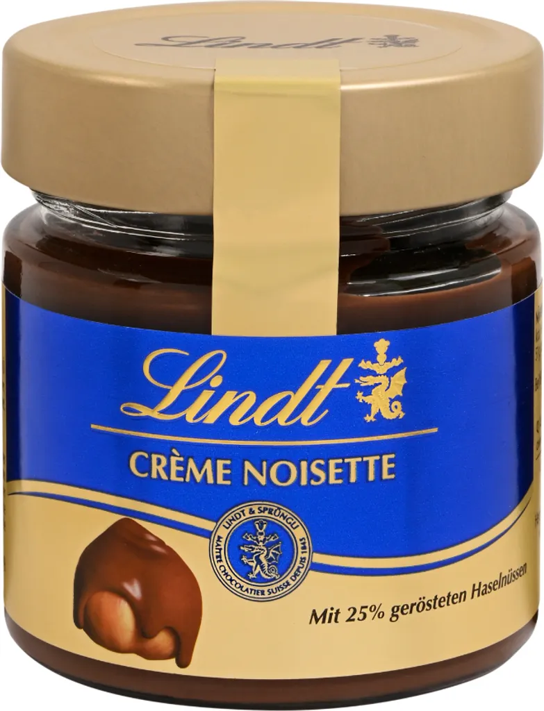 Lindt Hazelnut Cream with delicious creamy hazelnut flavor 220g