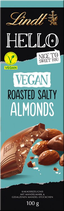 Lindt HELLO Vegan Roasted Salty Almonds bar
