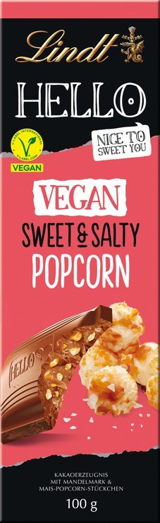 Lindt HELLO Vegan Sweet & Salty Popcorn