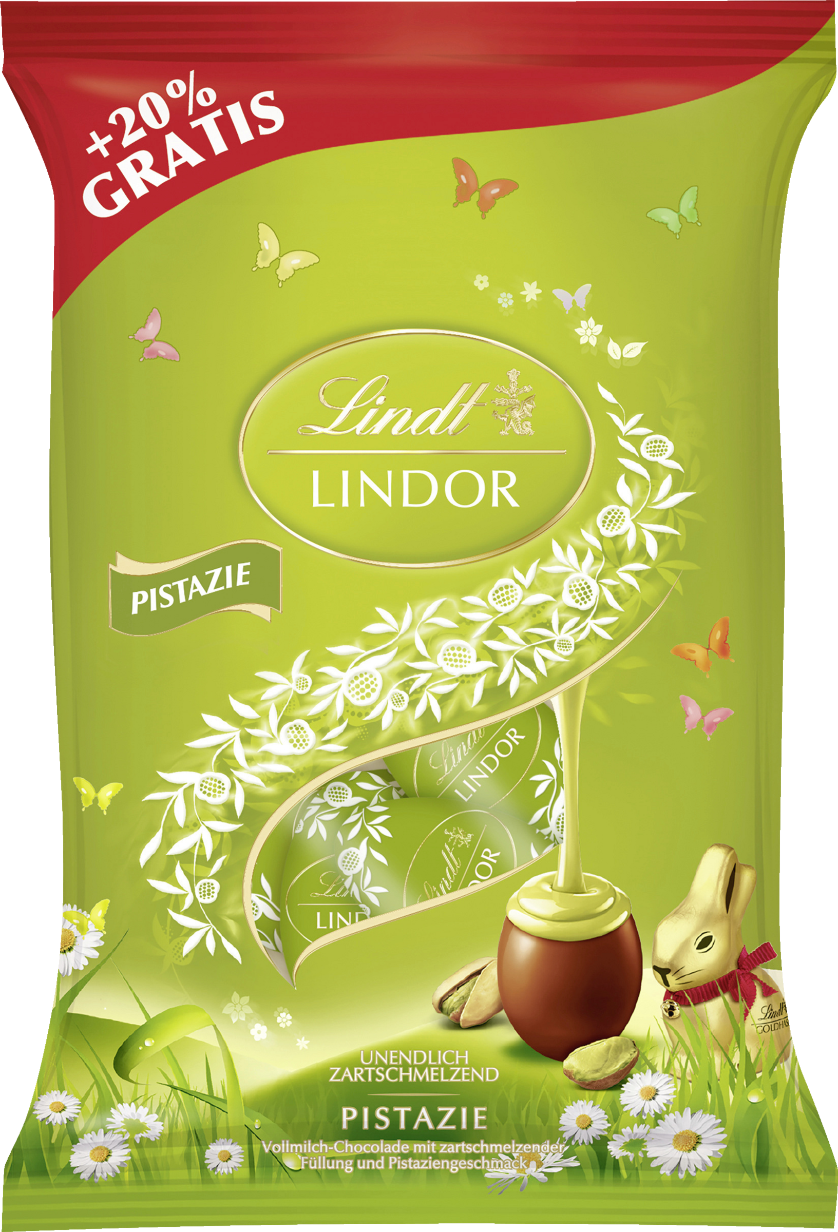 Lindt Lindor Eggs Pistachio 108g