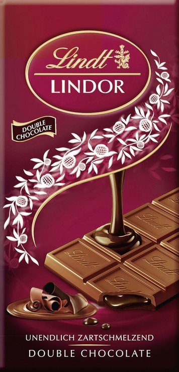 Lindt Lindor Double Chocolate Bar