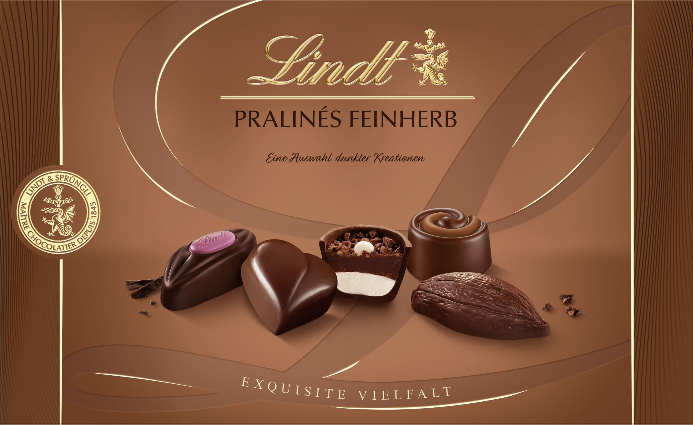 Lindt Dark Chocolate Pralines 125g