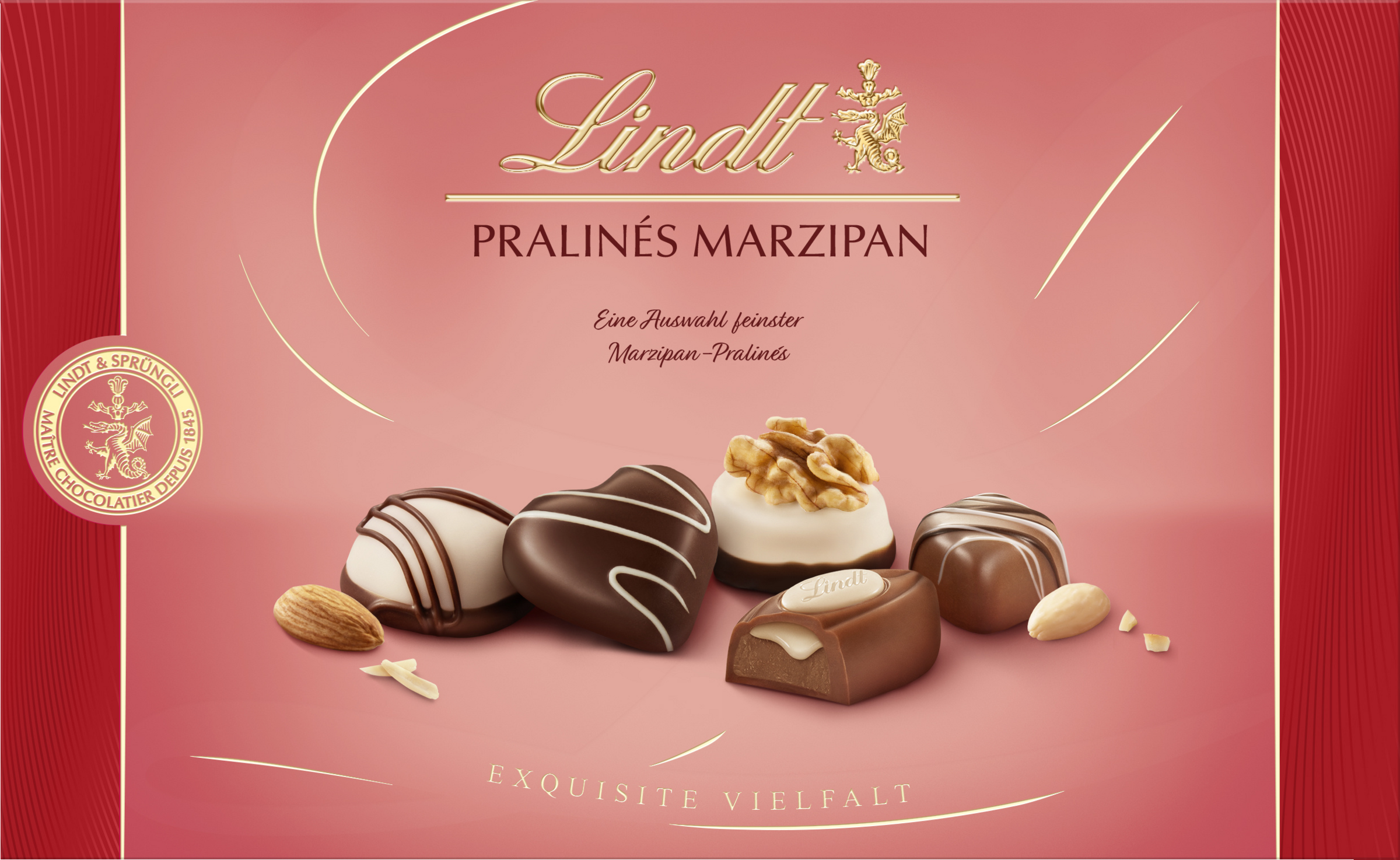 Lindt Pralines Marzipan 125g