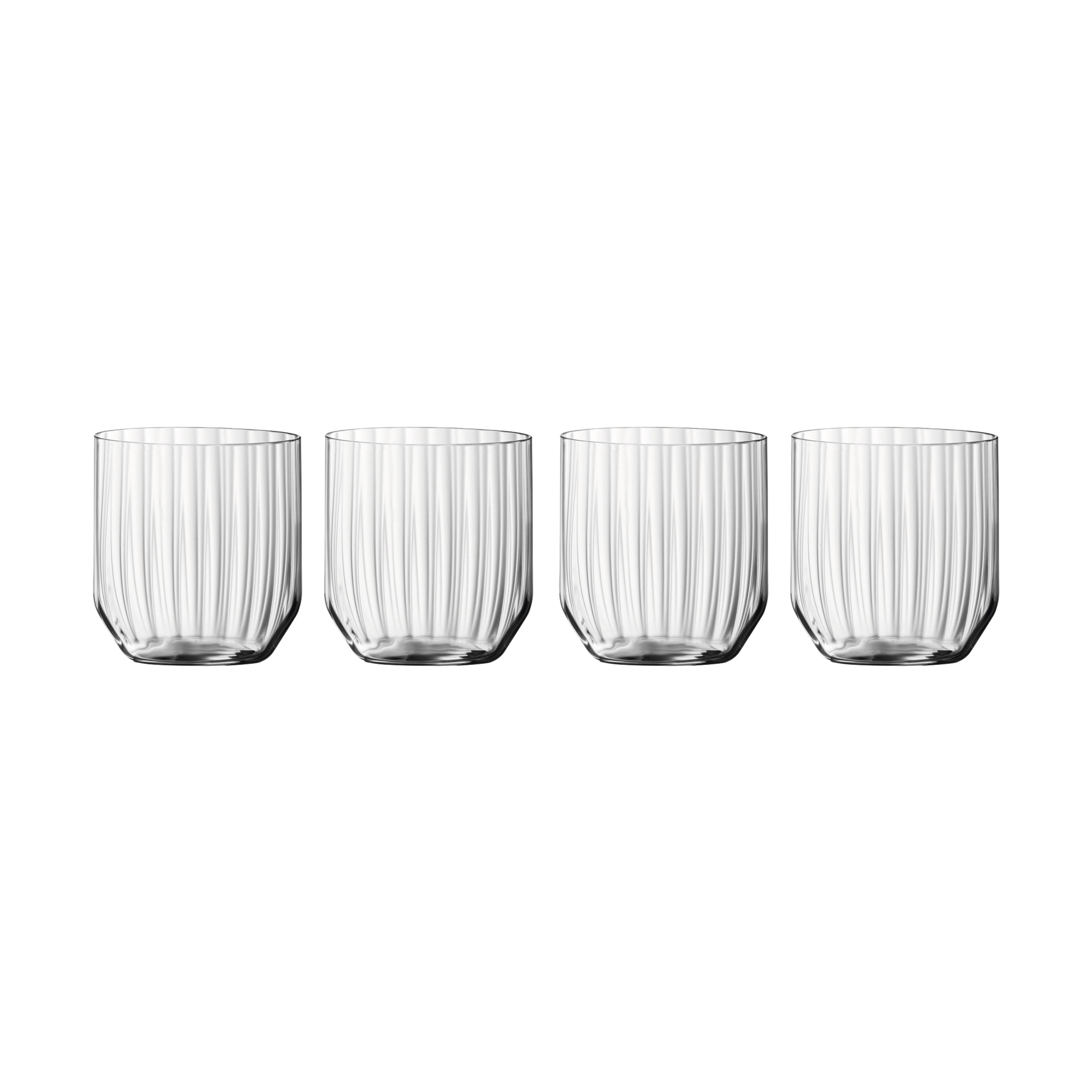 Spiegelau Linear whiskey tumbler 34.5 cl glass pack of 4