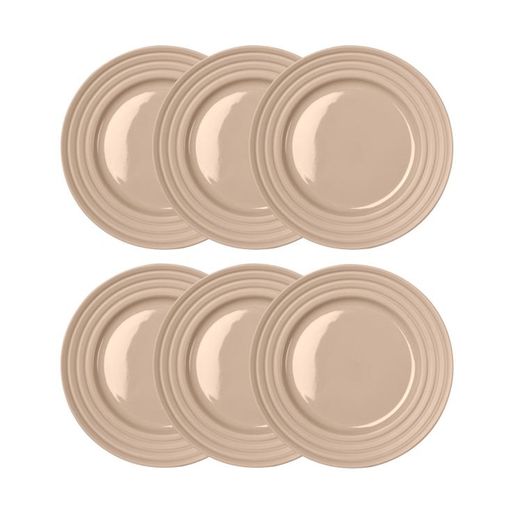 njrd Lines small plate Ø21cm 6er pack