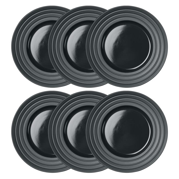 njrd Lines Plate Ø27Cm 6-Pack