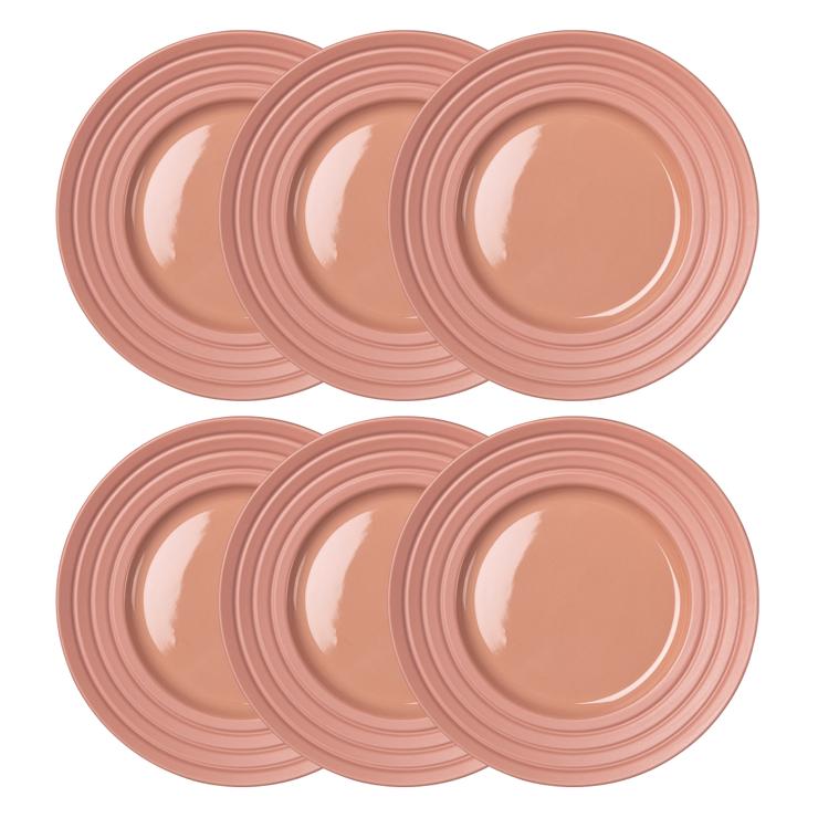 njrd Lines Plate Ø27Cm 6-Pack