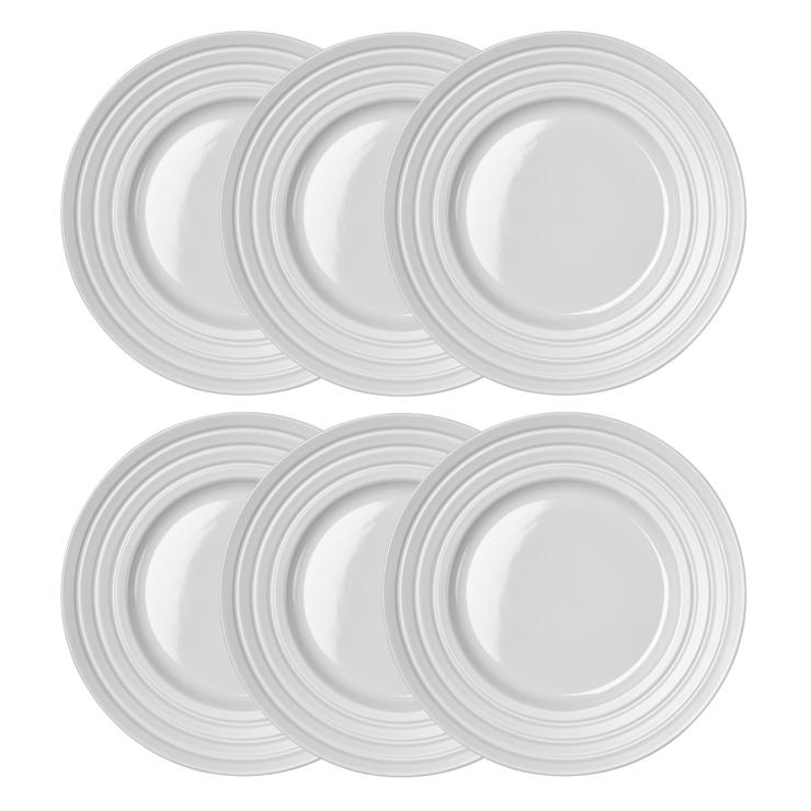 njrd Lines Plate Ø27Cm 6-Pack