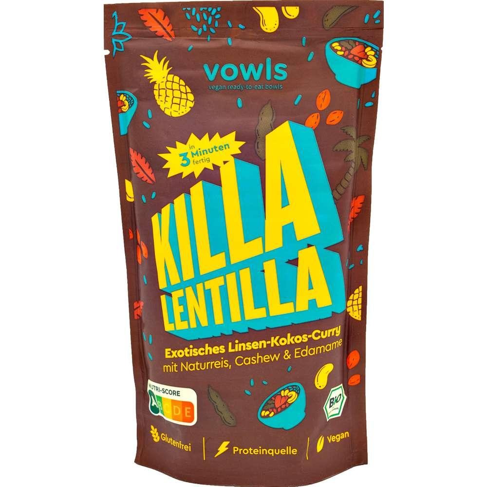 Vowls Lentil Curry Killa Lentilla