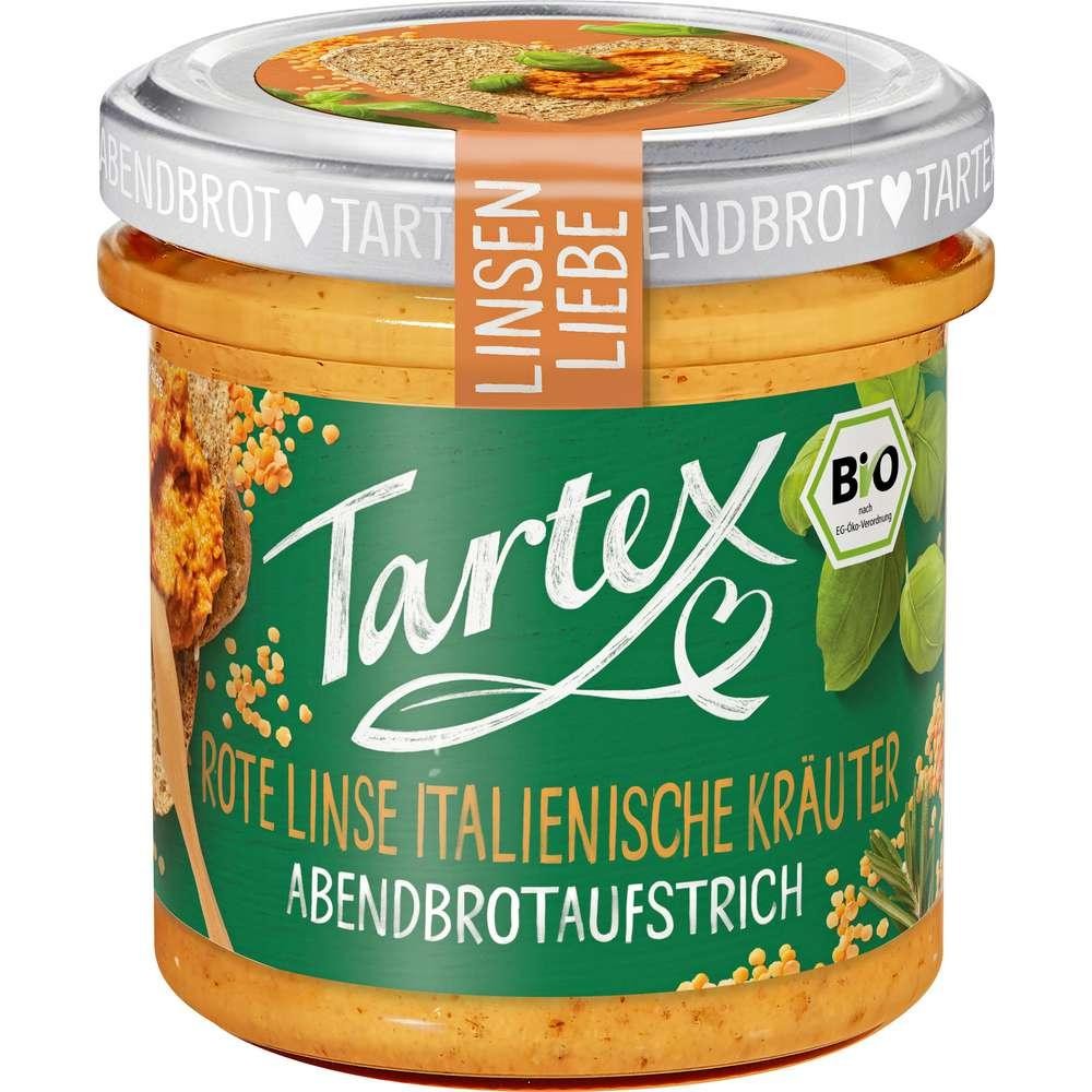 Tartex Lentil Love Spread, Red Lentils & Italian Herbs