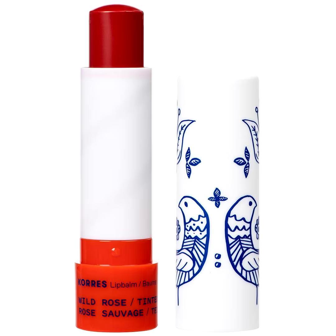Korres Lip Balm, 4.5 g Wild Rose - getönt red