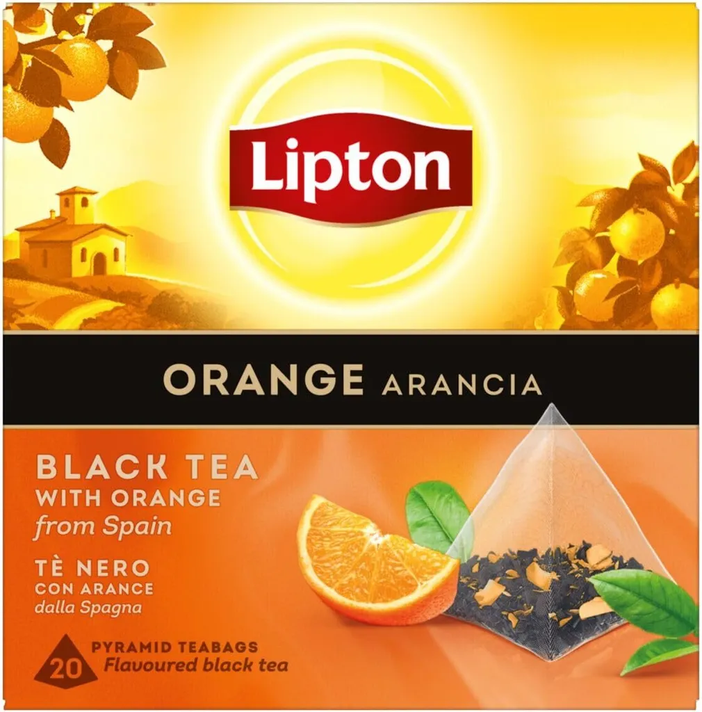 Lipton - Black Specialty - "Orange" - 20 Pyramidenteebeutel, 35 gm