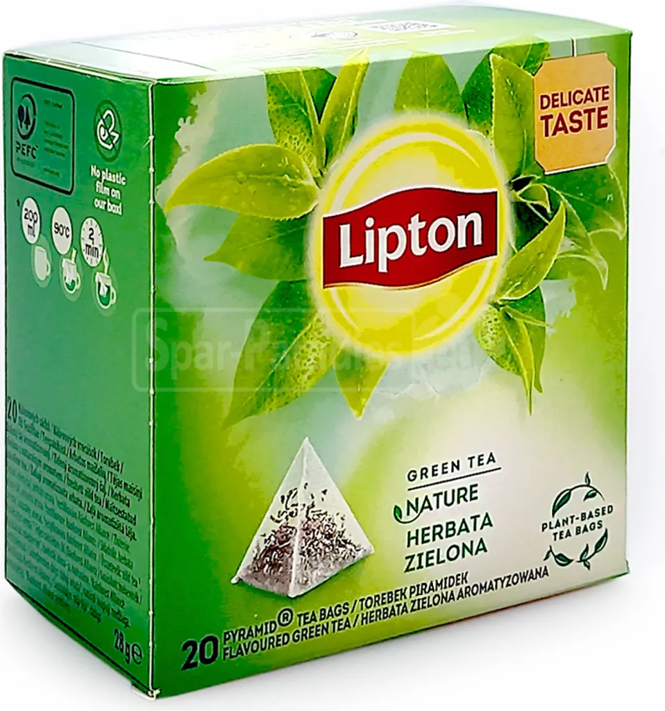 Lipton Grüner Tee Fresh Nature, 20er Pack, 28 gm
