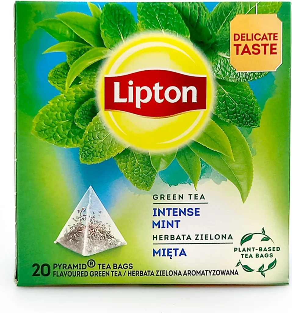 Lipton Green Tea Intense Mint, 20-pack
