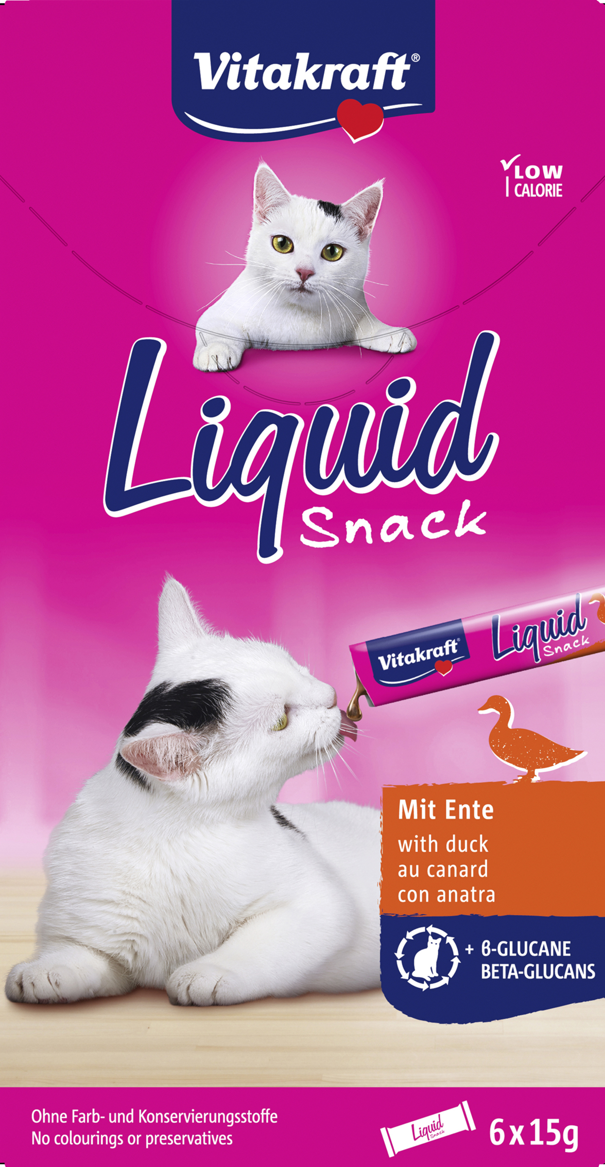 Vitakraft Liquid Snack Duck + Beta-Glucans