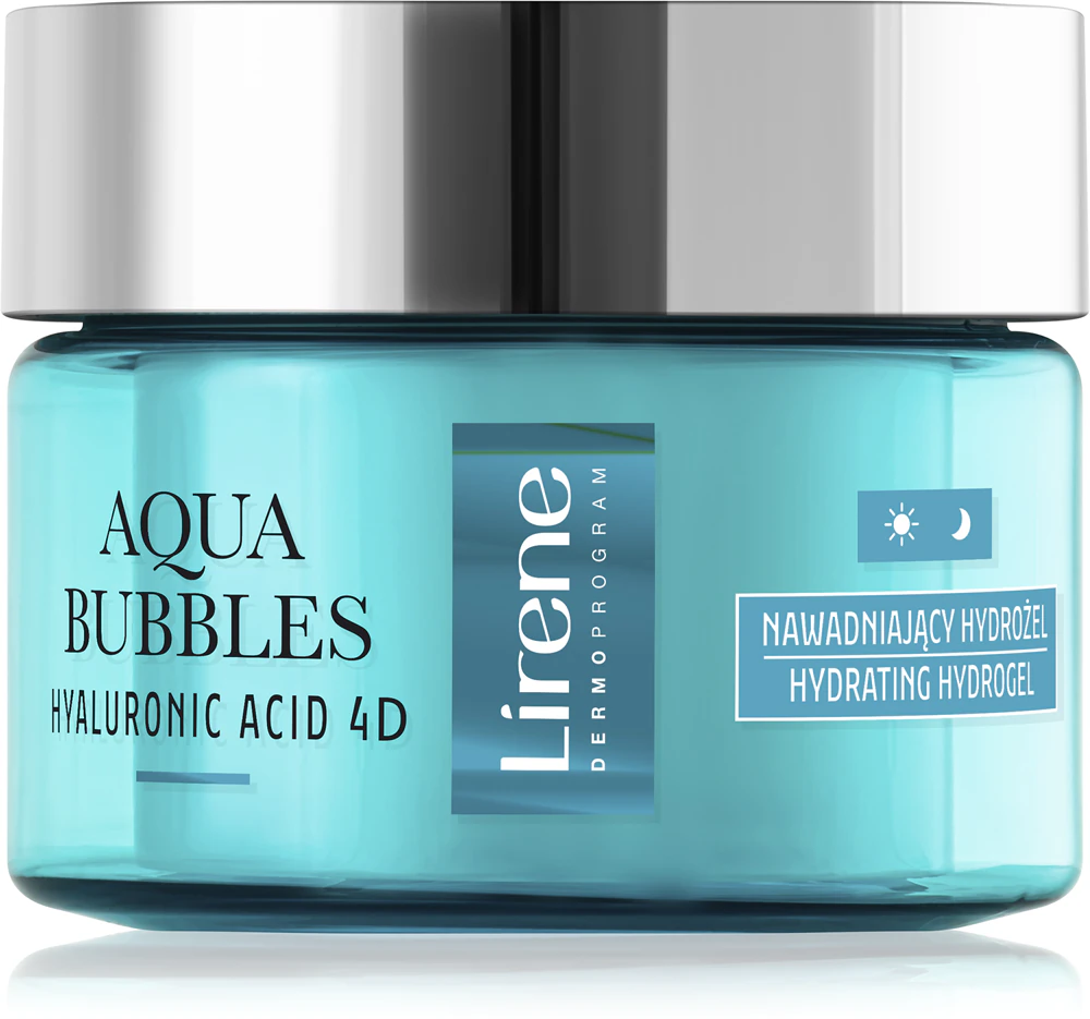 Lirene Aqua Bubbles Moisturizing Gel for dehydrated dry skin