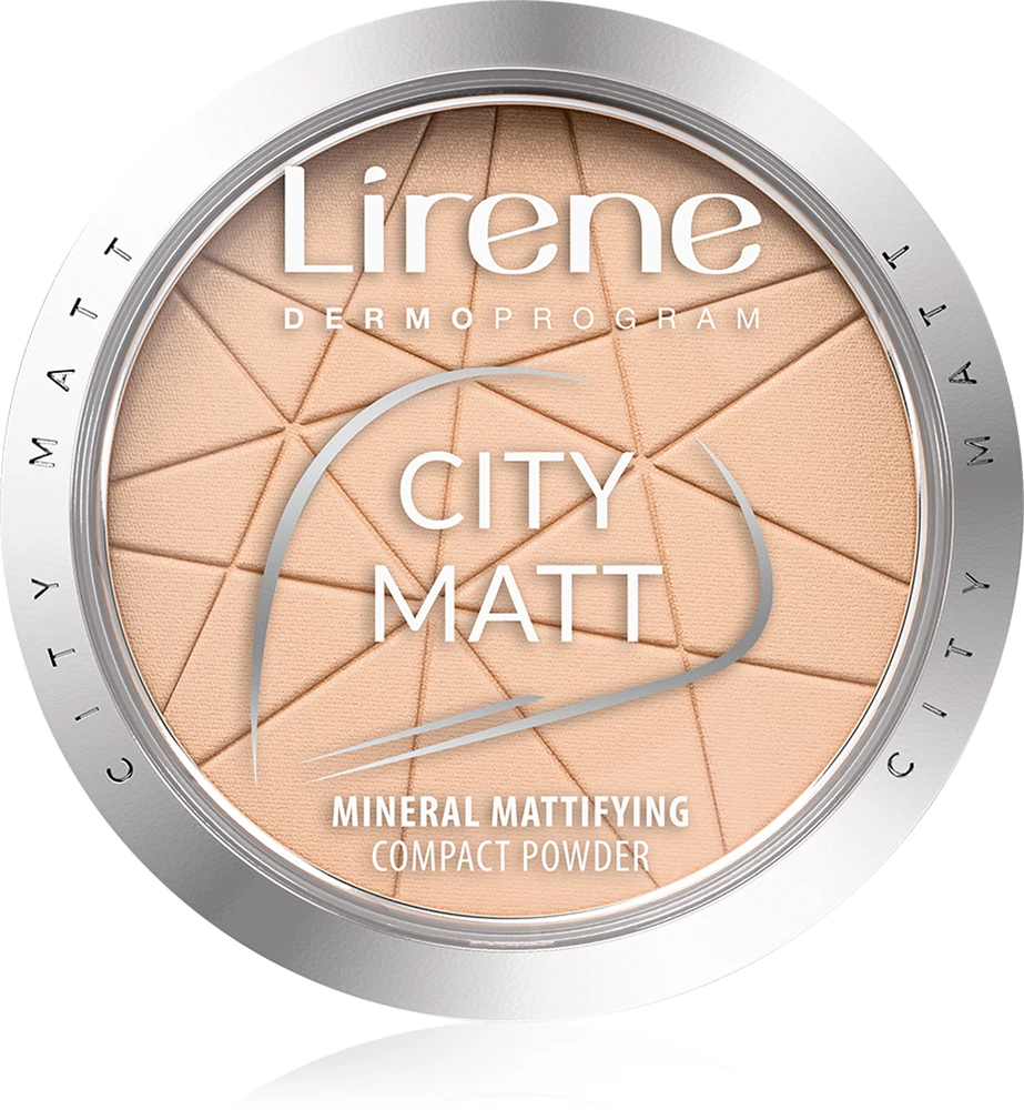 Lirene City Matt mattifying powder Farbton 02 Natural 9 g
