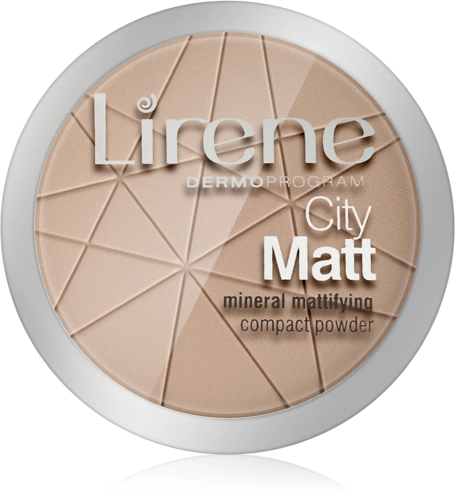 Lirene City Matt mattifying powder Farbton 03 Beige 9 g