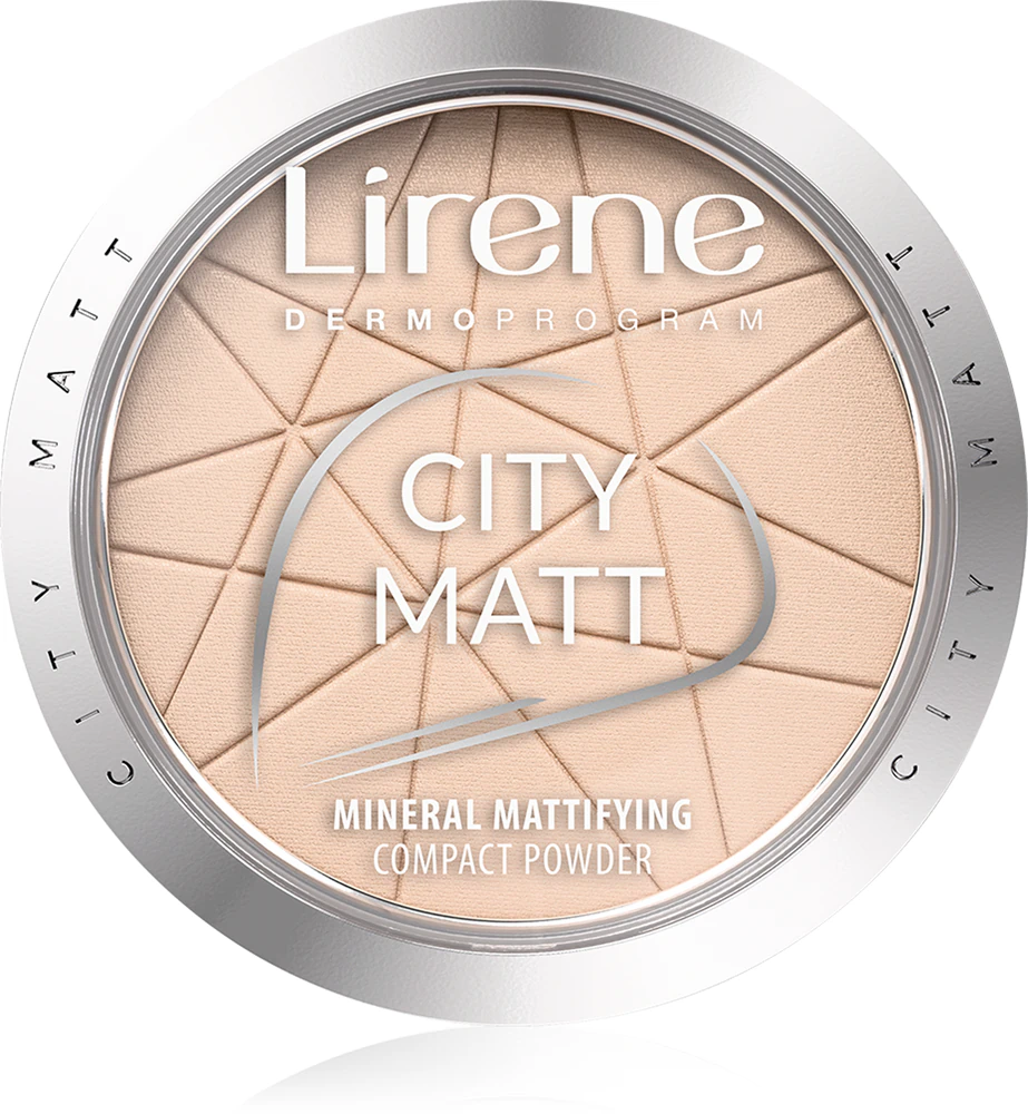 Lirene City Matt mattifying powder Farbton 01 Transparent 9 g