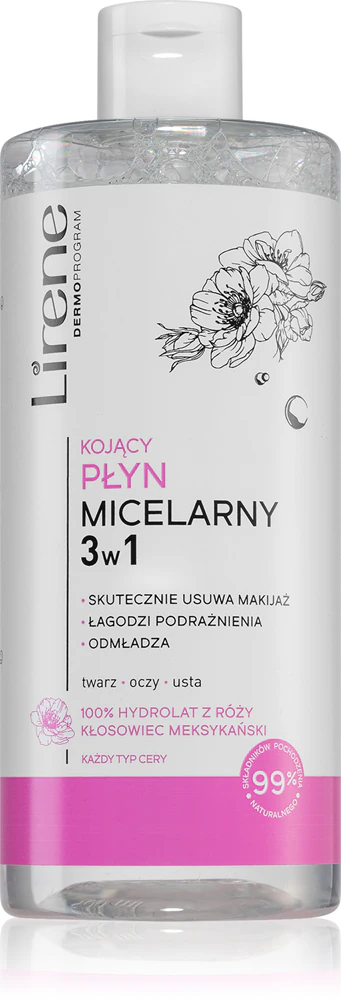 Lirene Cleansing Care Rose cleansing micellar water 3in1
