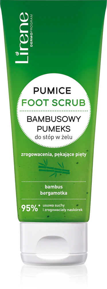 Lirene Foot Care peeling for feet and soles with natural pumice stone with bamboo extract
