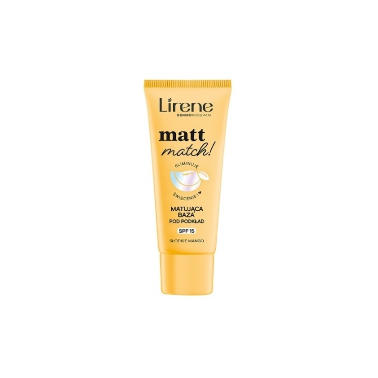 Lirene Matt Match! Sweet Mango Mattifying Foundation Base 30 ml