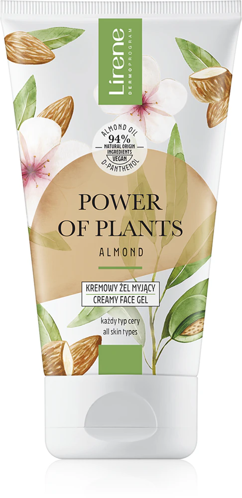 Lirene Power of Plants Almond creamy cleansing gel for the face