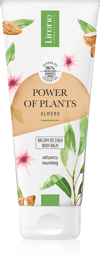 Lirene Power of Plants Almond highly nourishing body balm for skin regeneration