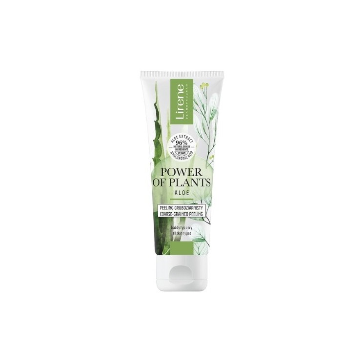Lirene Power of Plants coarse-grained facial scrub Aloe 75 ml