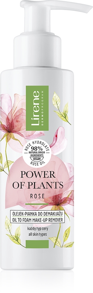 Lirene Power of Plants Rose cleansing foam for the skin with rose oil