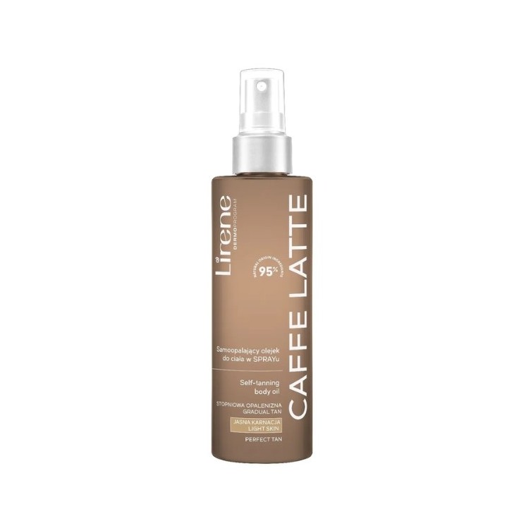 Lirene Self Tanning Body Oil Caffe Latte Spray Oil 190 ml