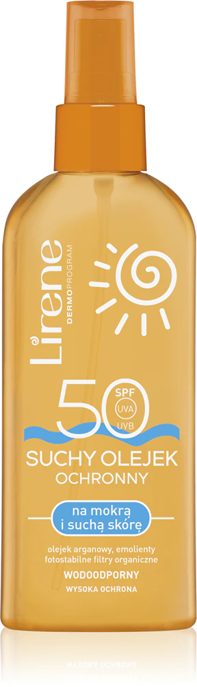 Lirene Sun care dry oil for tanning waterproof