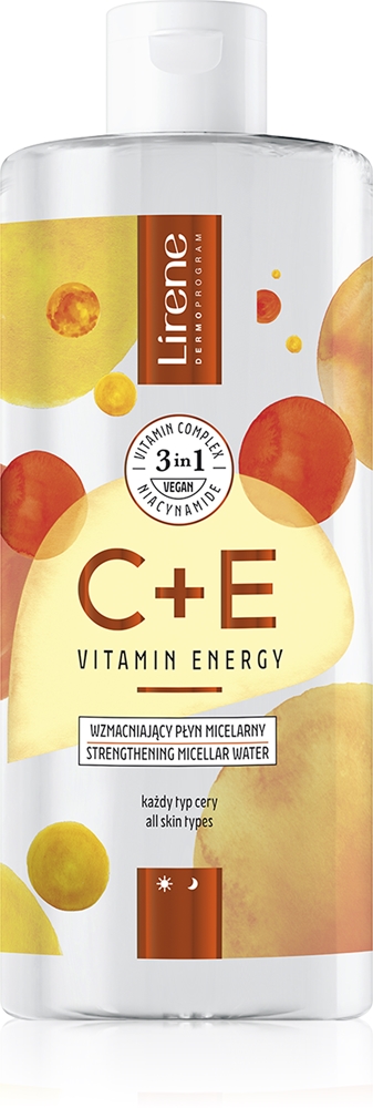 Lirene Vitamin C+E micellar water 3 in 1 with vitamins C and E