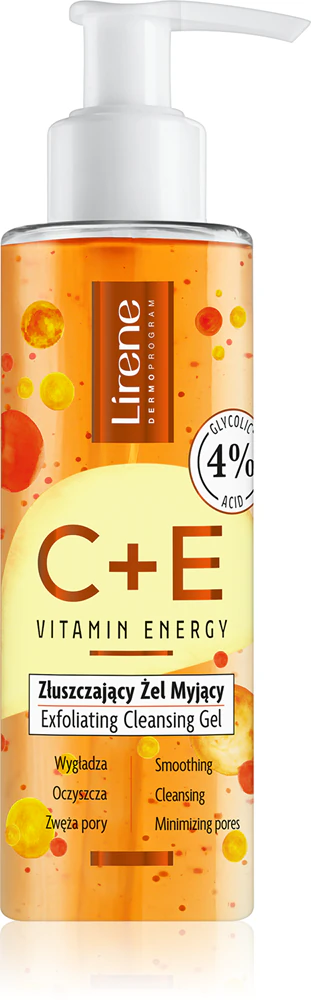 Lirene Vitamin Energy C+E Cleansing Gel with Exfoliating Effect