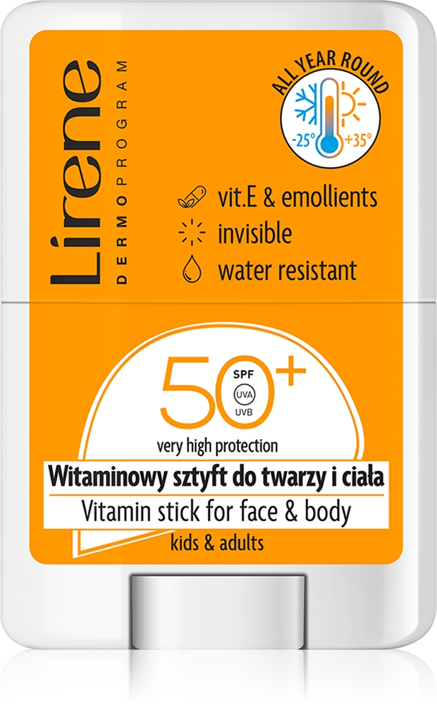 Lirene Vitamin Stick For Face&Body local sun protection care for face and body