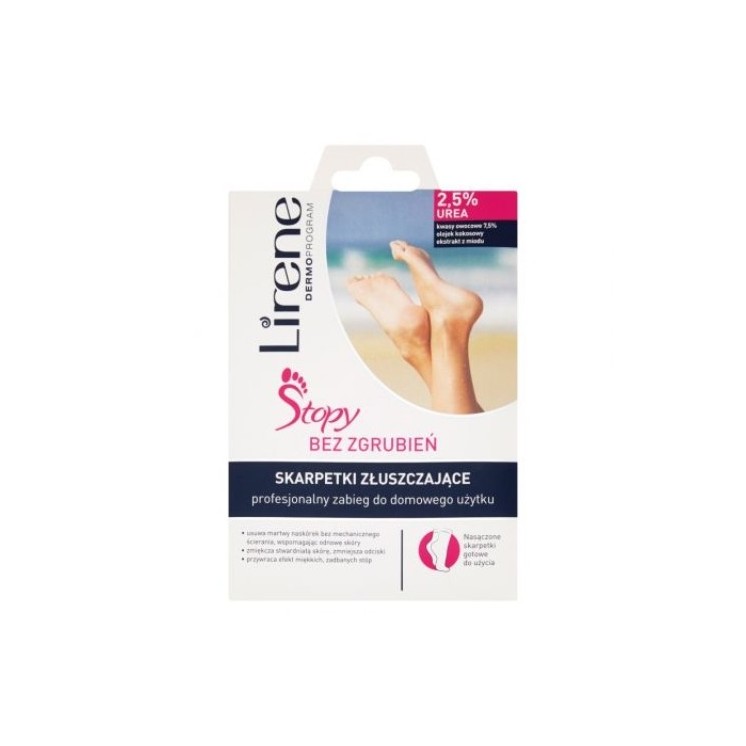 Lirene Exfoliating Socks Professional treatment for home use 1 pair