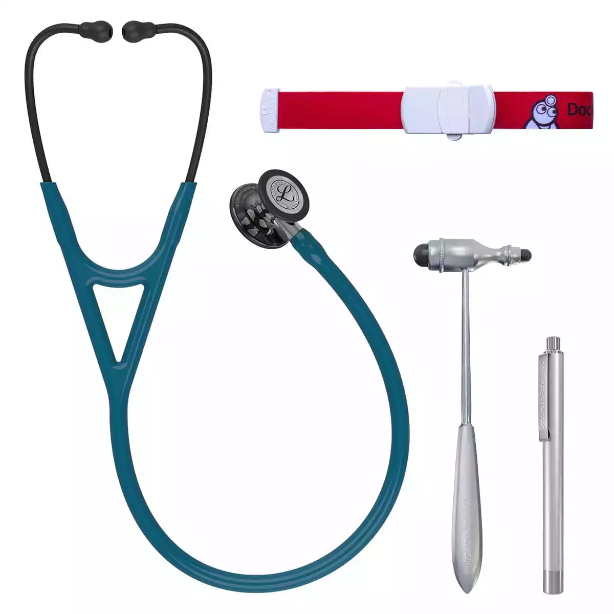 Littmann Cardiology IV medical student kit – Stem Edition Caribbean blue/Stem Mirror/Smoke