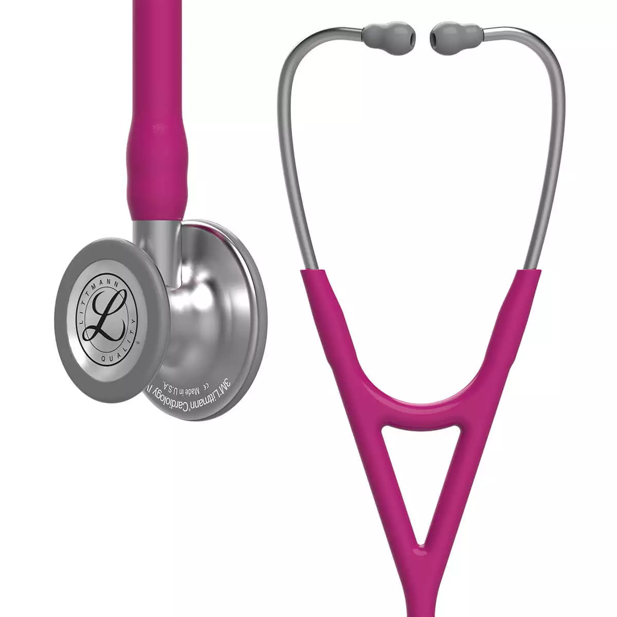 Littmann Cardiology IV Stethoscope – Stainless Steel Edition Raspberry